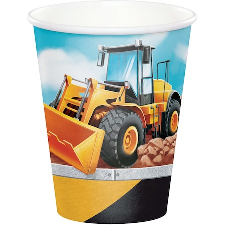 Creative Converting Big Dig Construction Cups, 9oz, 96PK 340120